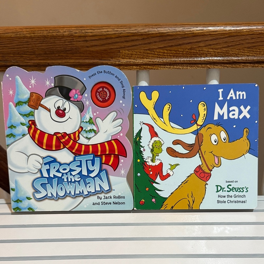 Christmas 🎄 Board Book set Musical 🎶 I Am Max & Frosty ☃️